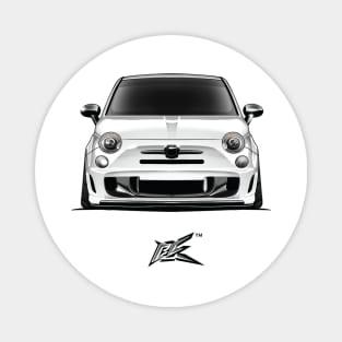 abarth 500 essesse white Magnet